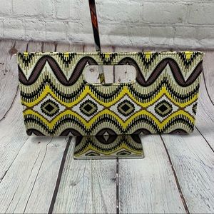Charming Charlie African Tribal Print Clutch